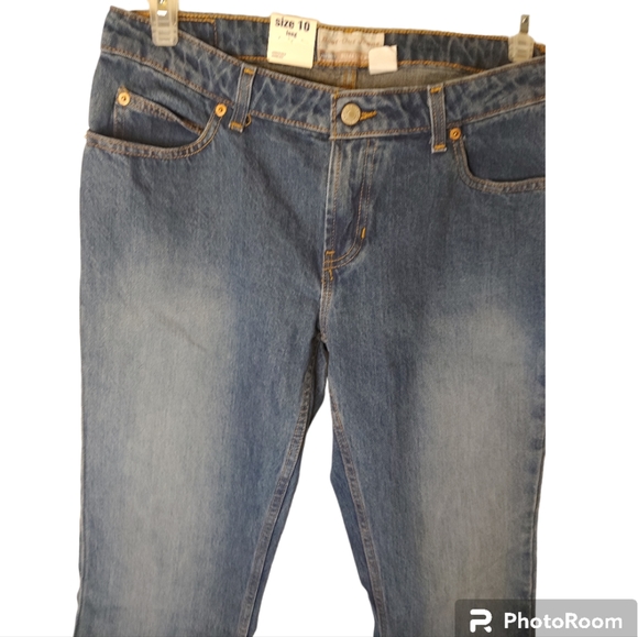 Old Navy Boot-cut ultra low waist size 10 long NWT - Picture 2 of 7